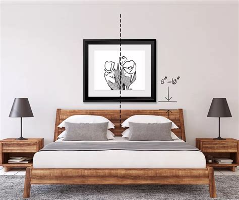 How High to Hang Art Above Bed without Headboard: A Multi-Layered Discussion